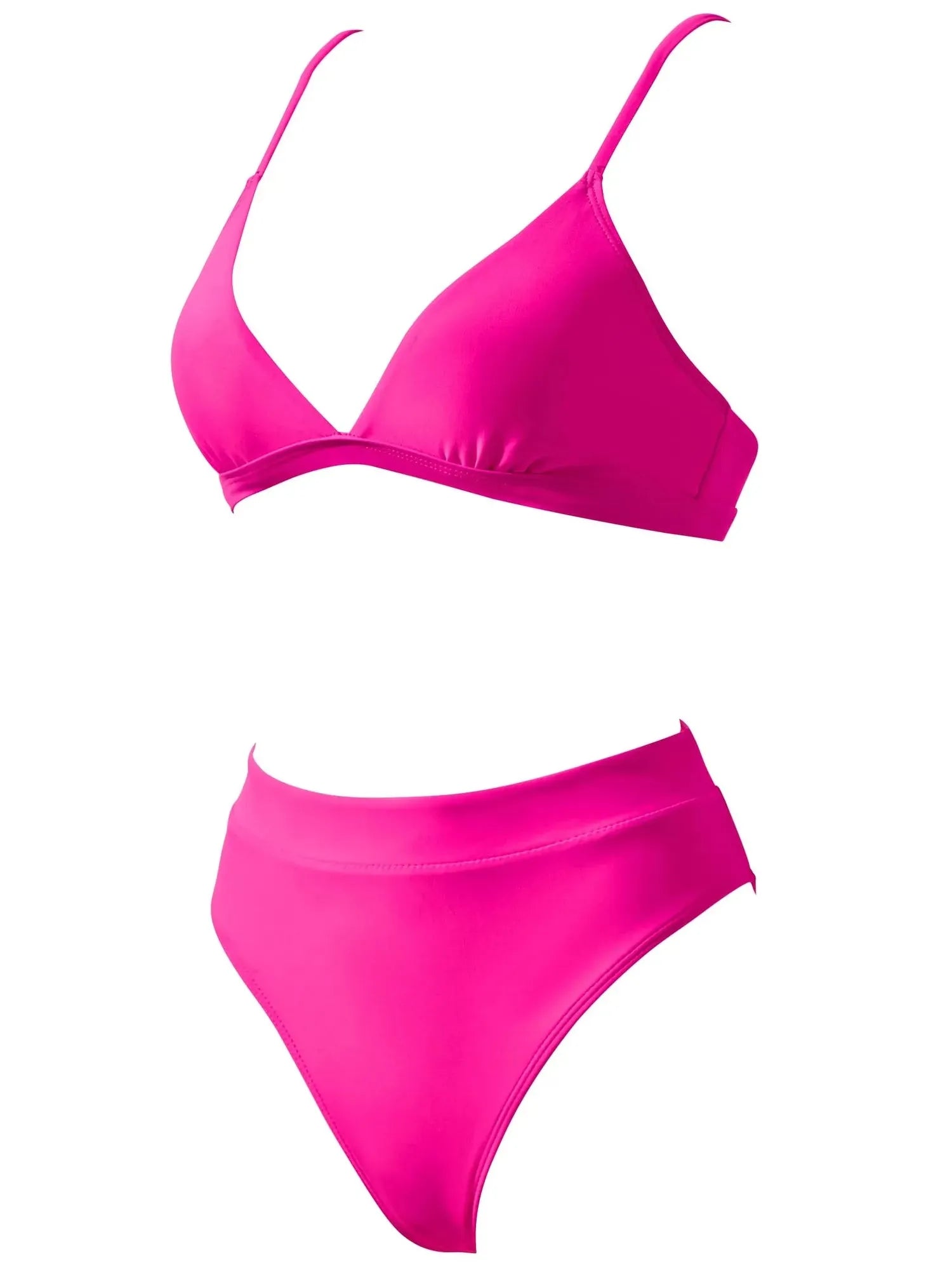 Triangle High Cut Bikini Set