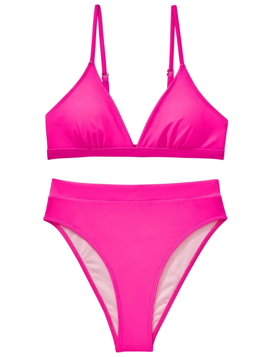 Triangle High Cut Bikini Set