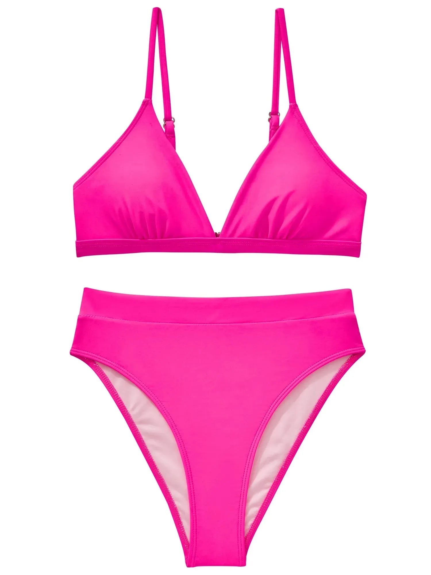 Triangle High Cut Bikini Set