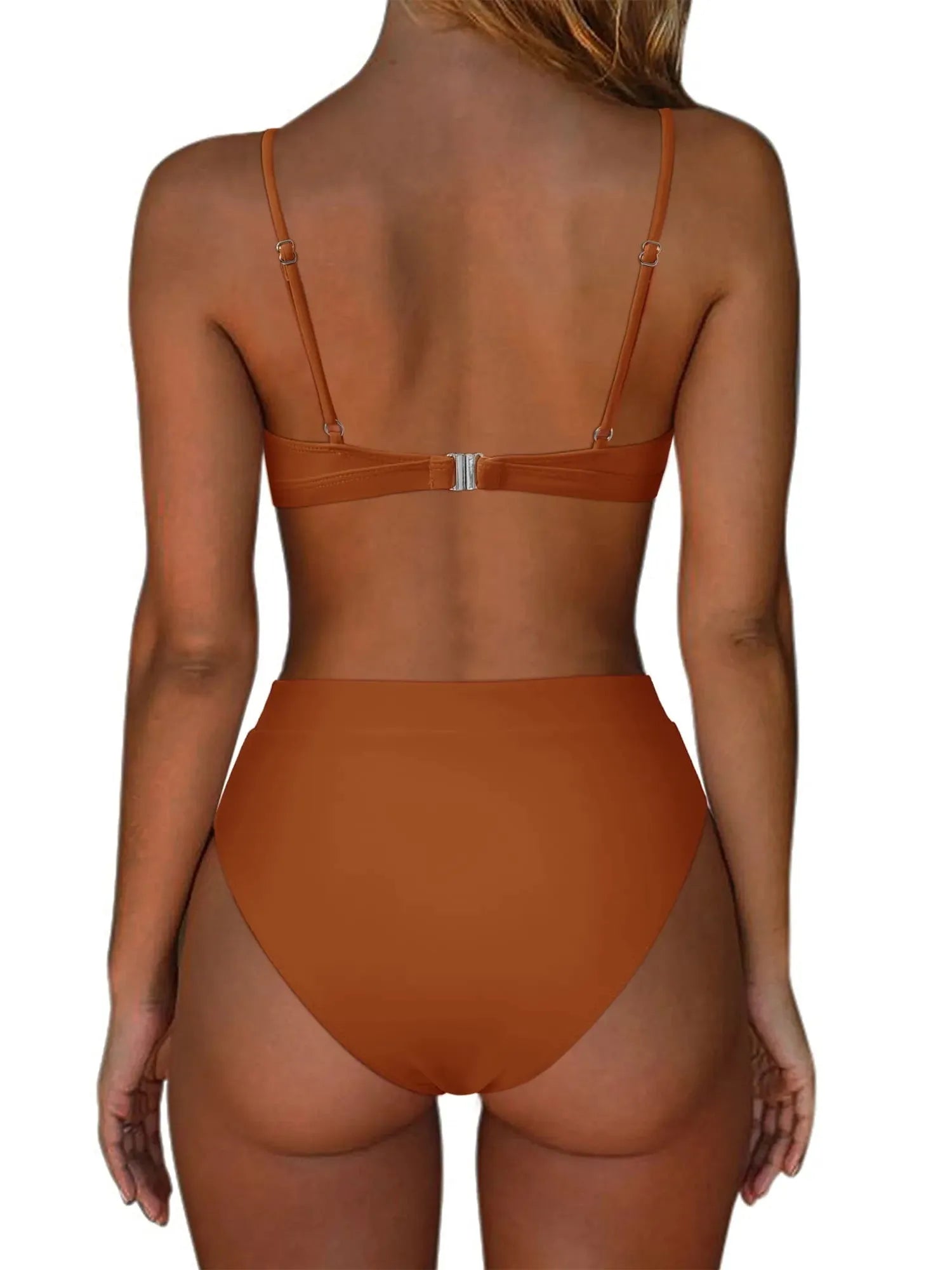 Triangle High Cut Bikini Set