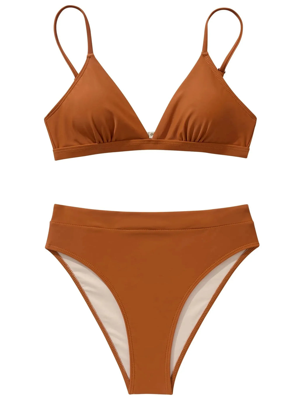 Triangle High Cut Bikini Set