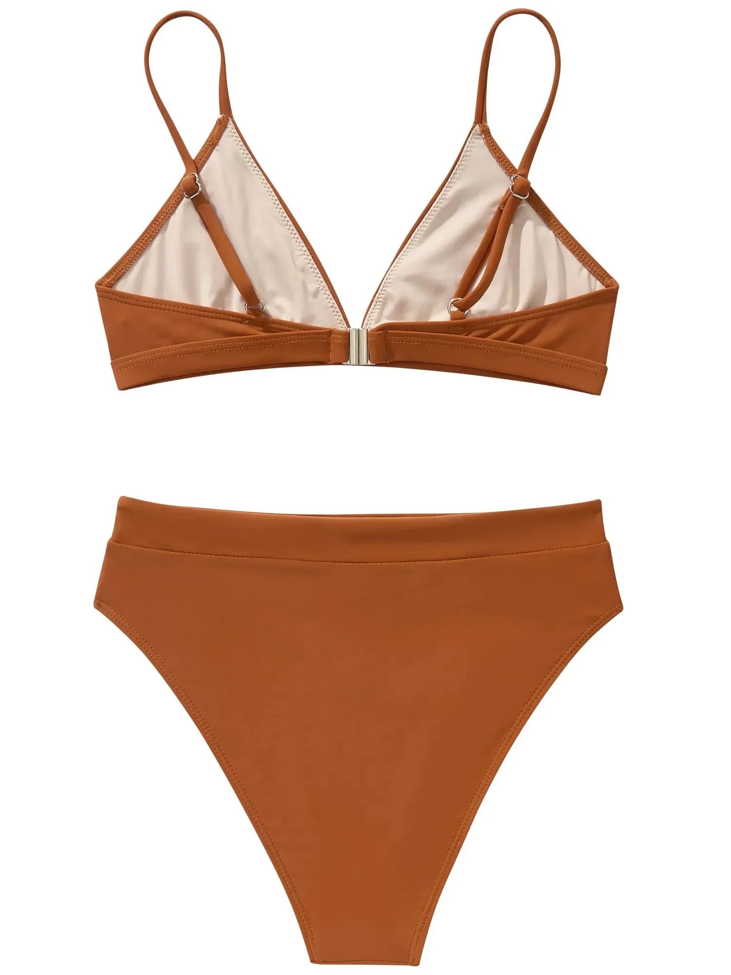 Triangle High Cut Bikini Set