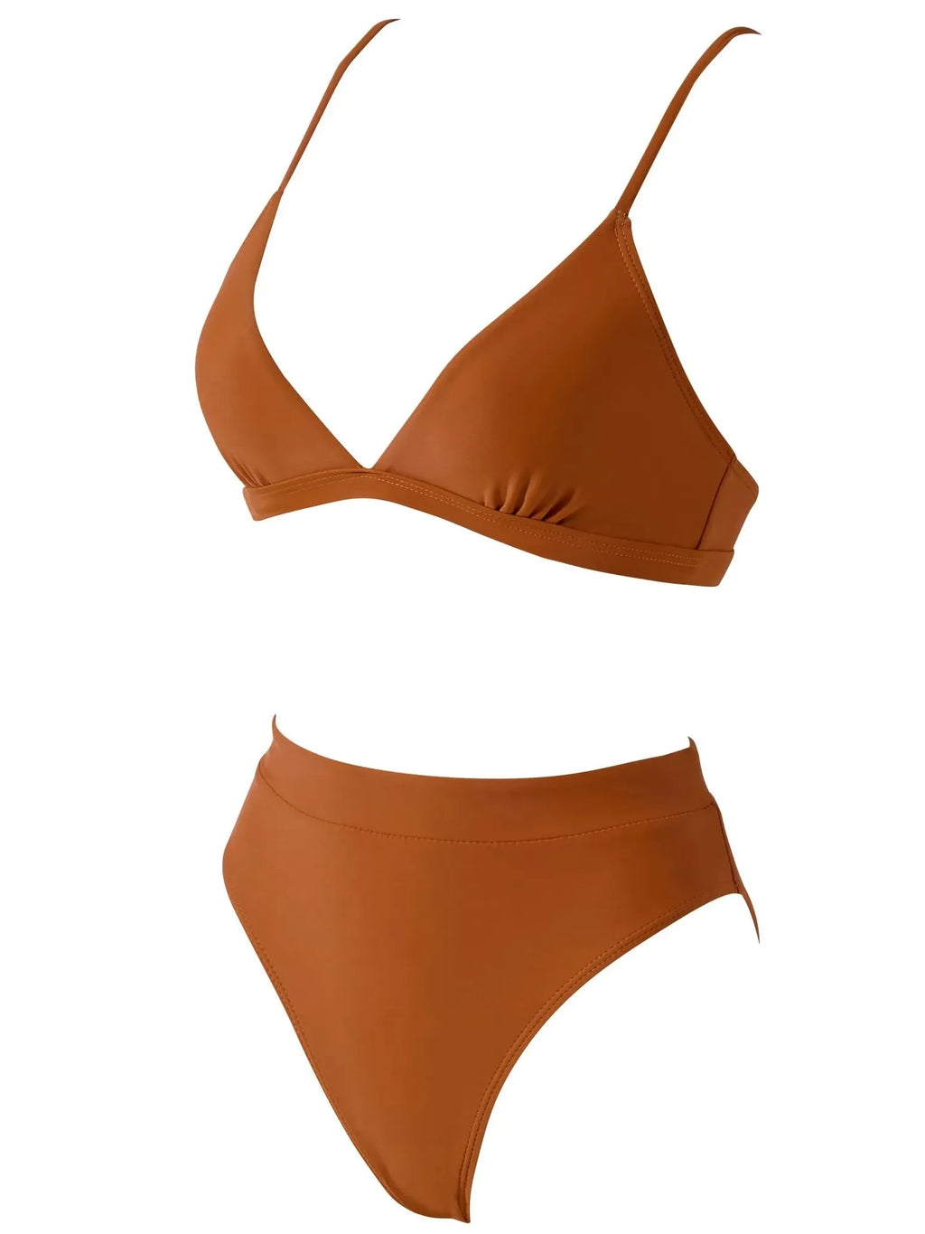 Triangle High Cut Bikini Set