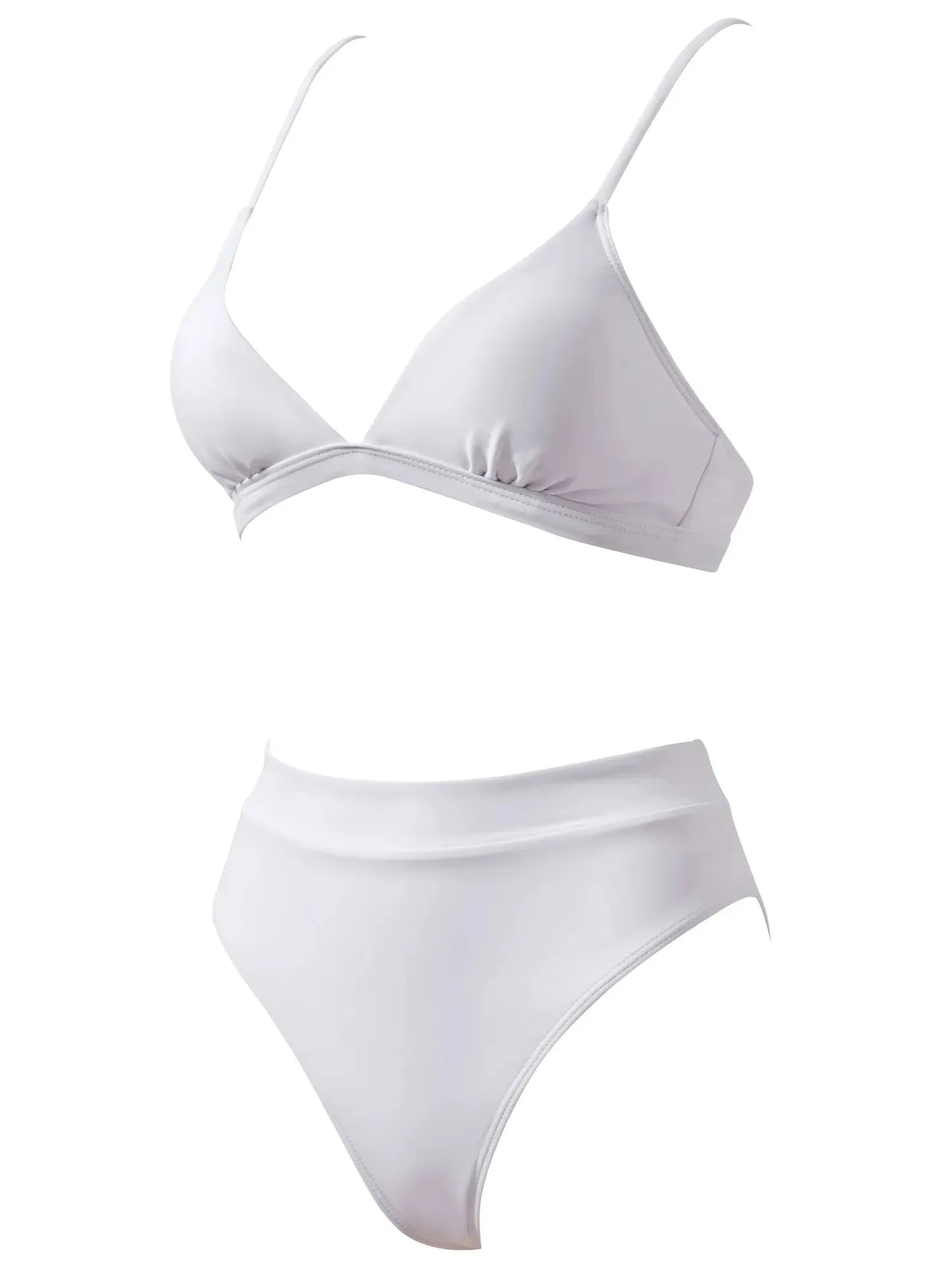 Triangle High Cut Bikini Set