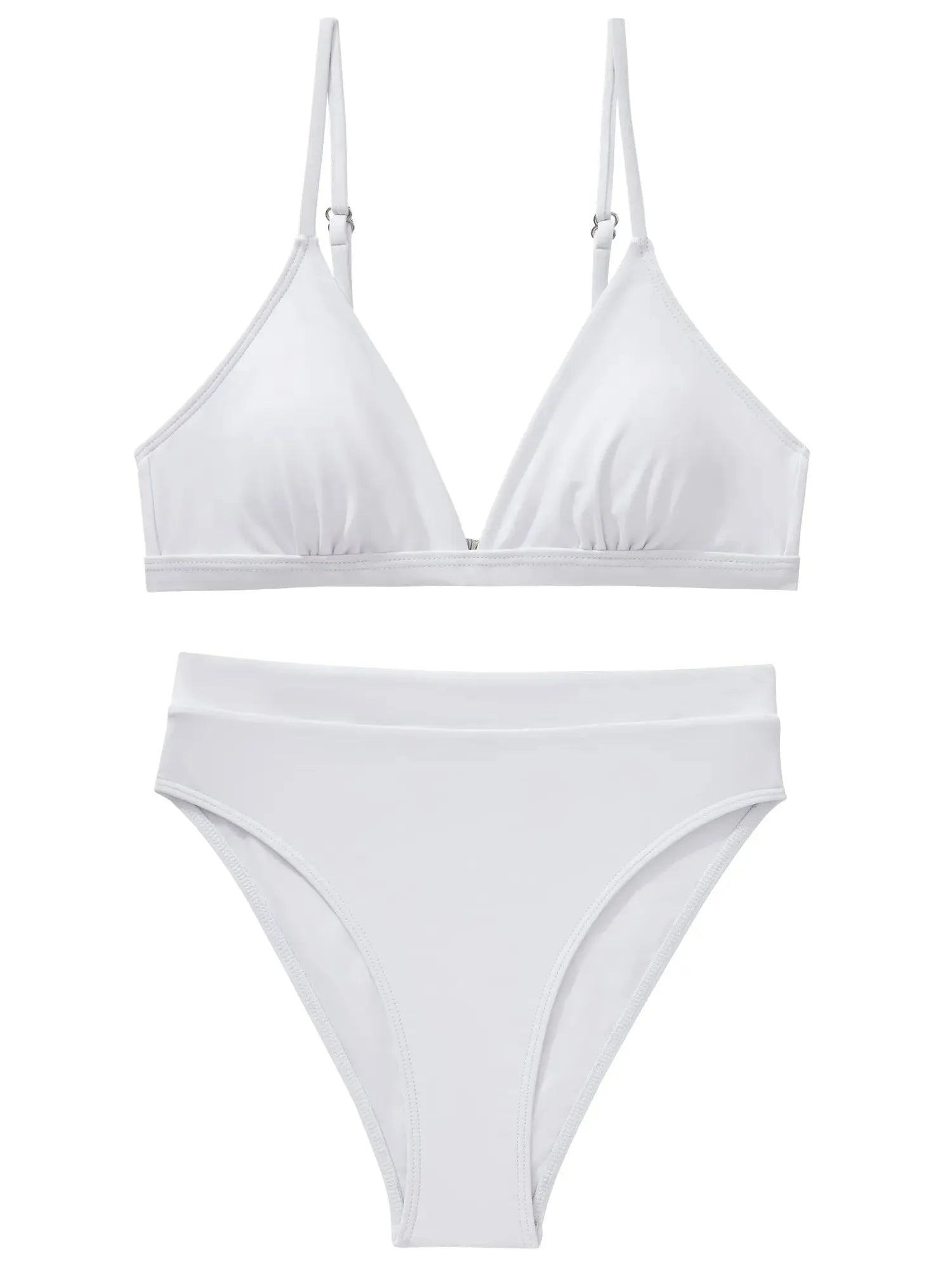 Triangle High Cut Bikini Set