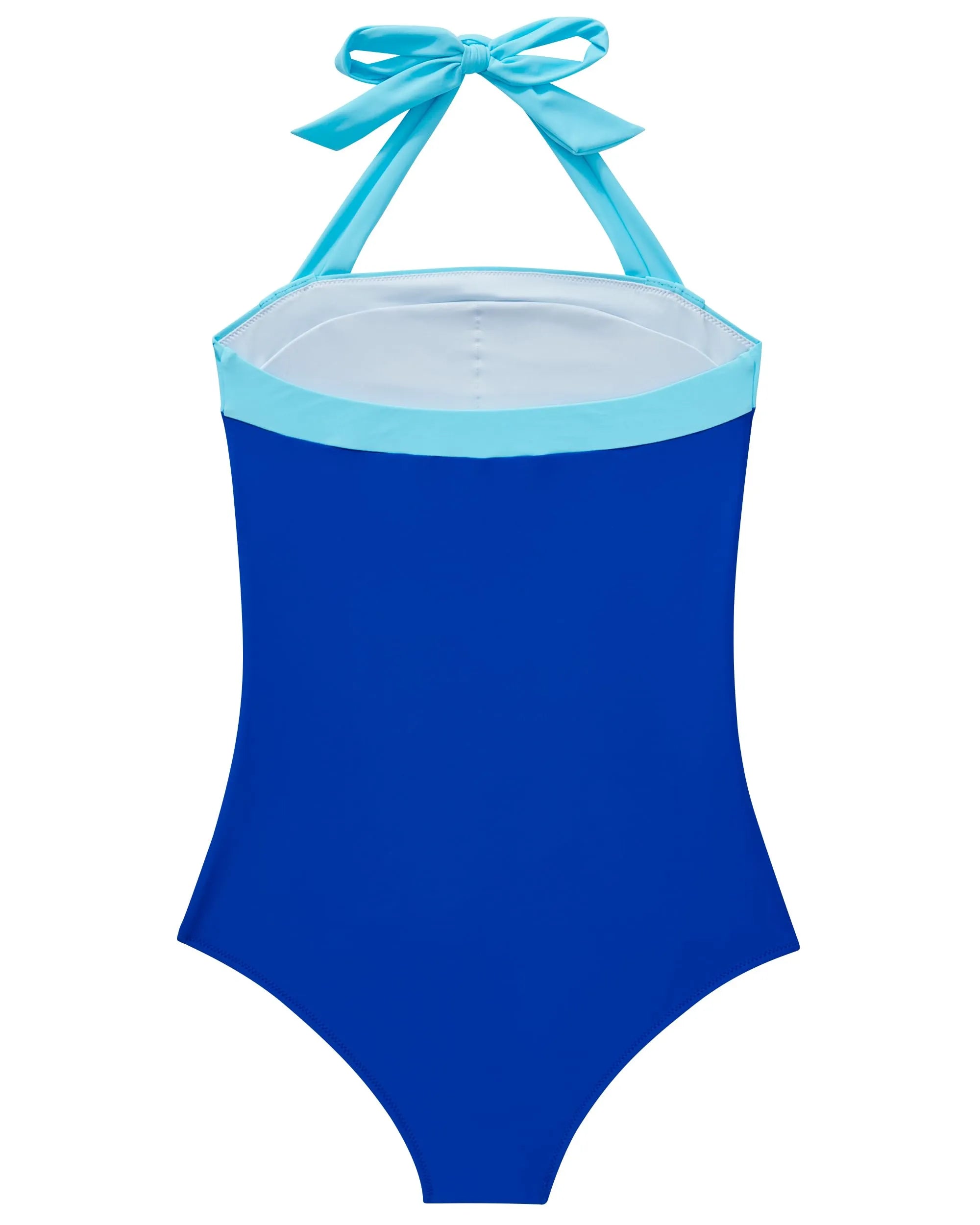 Retro Halter Bathing Suit