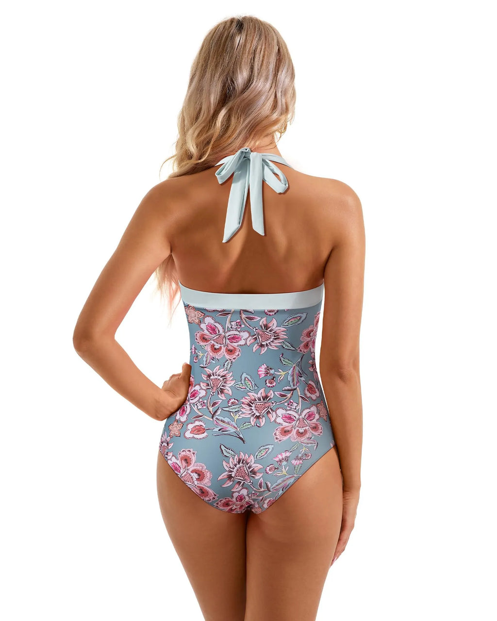 Retro Halter Bathing Suit
