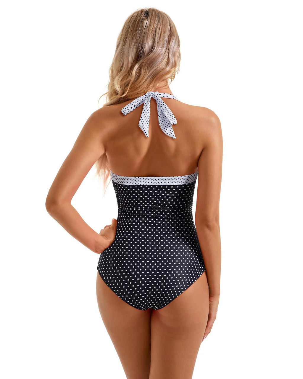 Retro Halter Bathing Suit