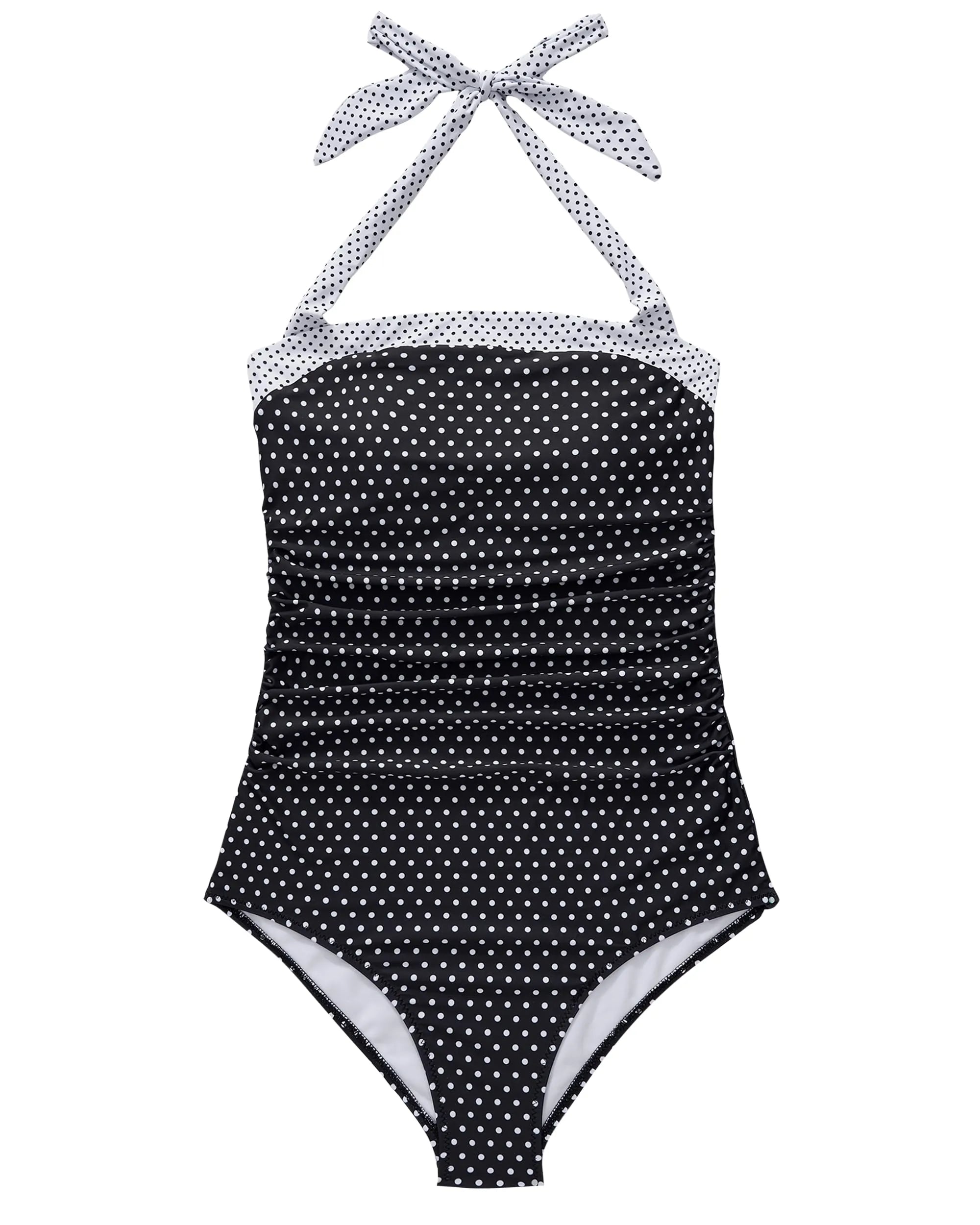 Retro Halter Bathing Suit