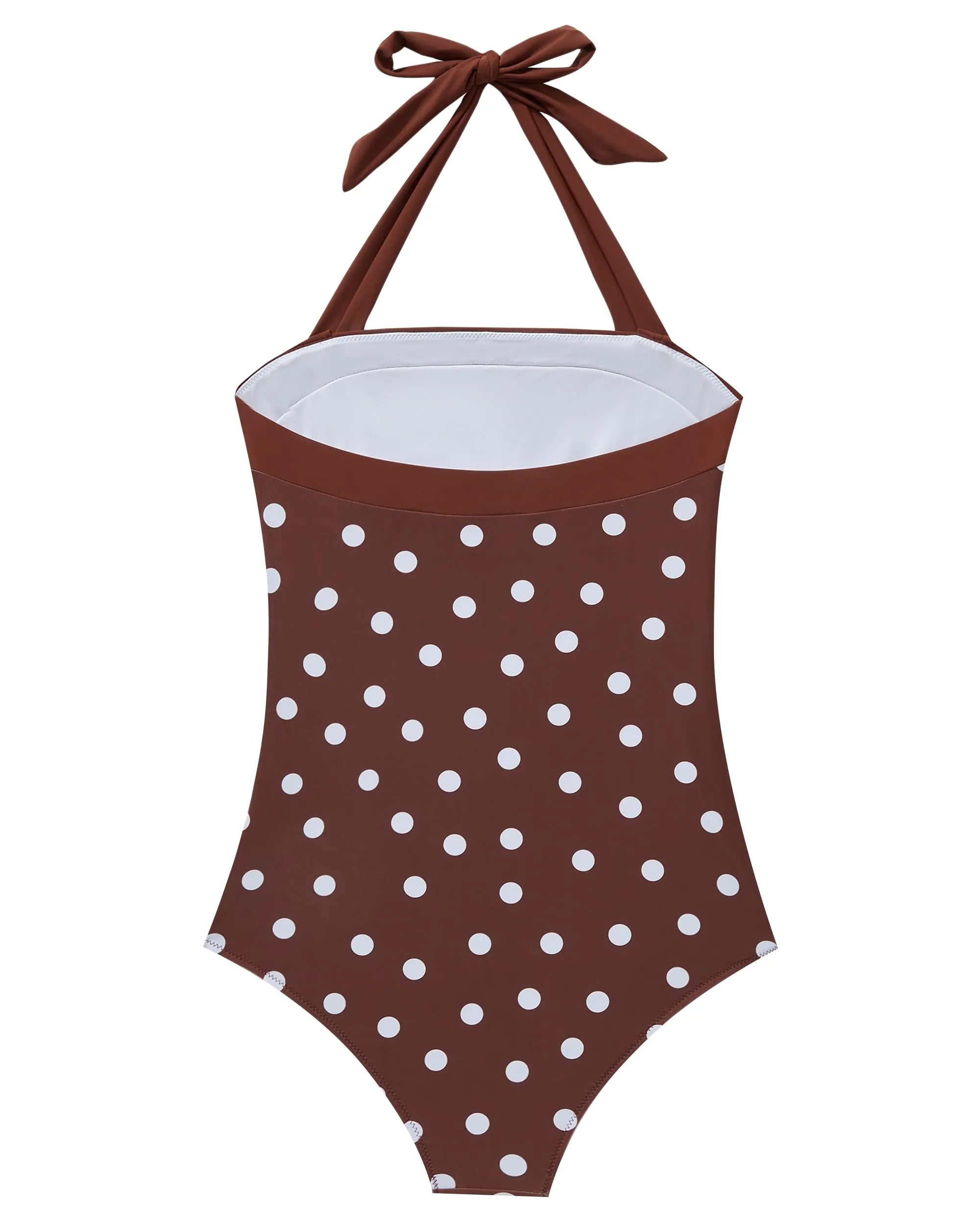 Retro Halter Bathing Suit