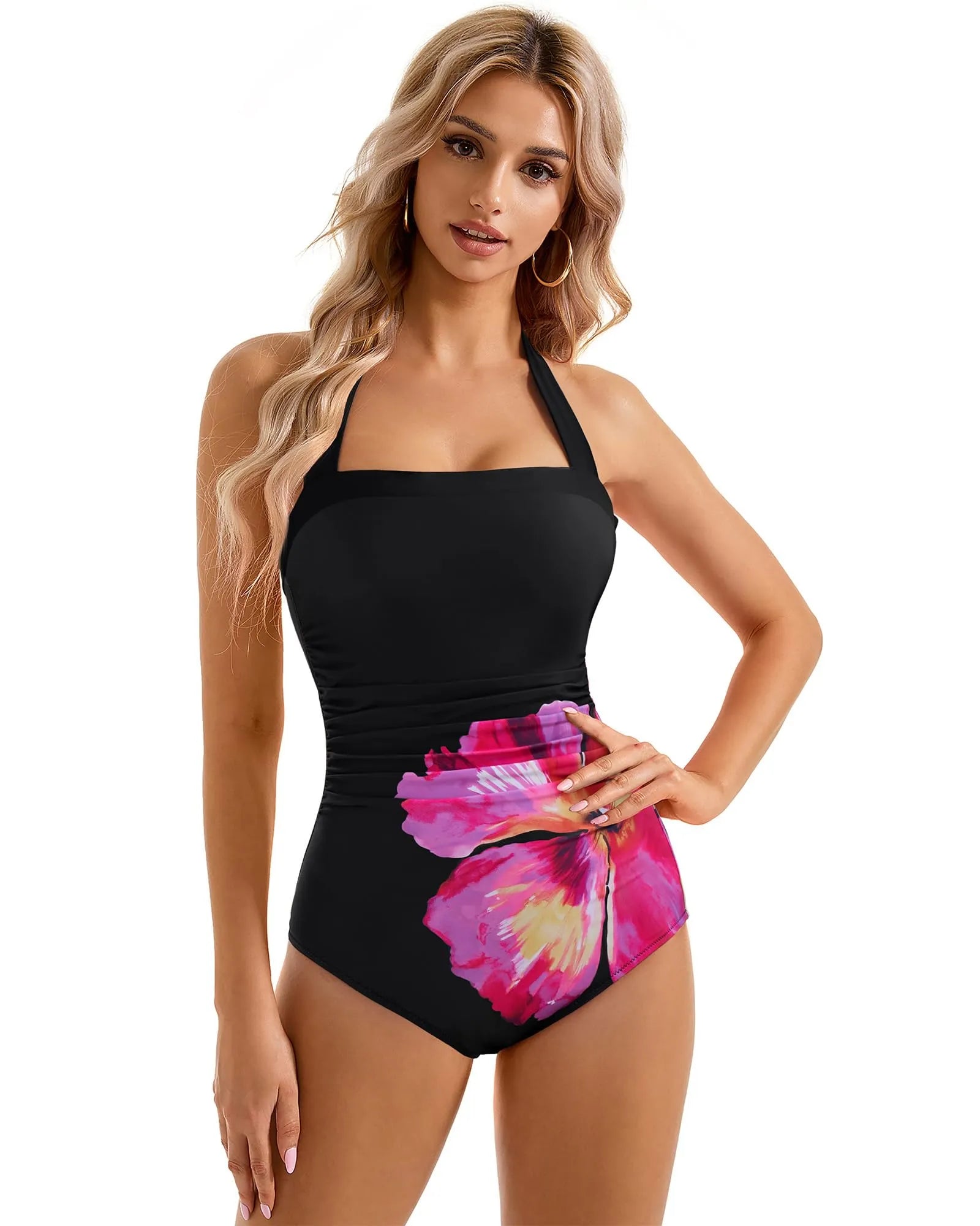 Retro Halter Bathing Suit