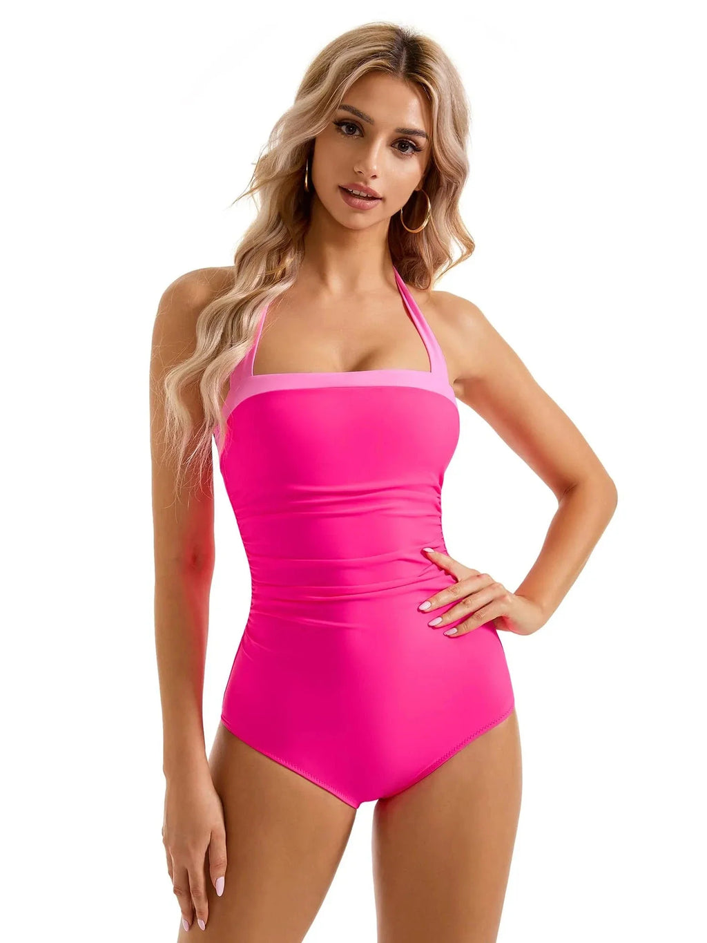 Retro Halter Bathing Suit