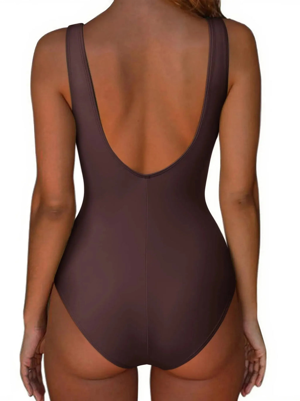 Backless Ruched Bathing Suit