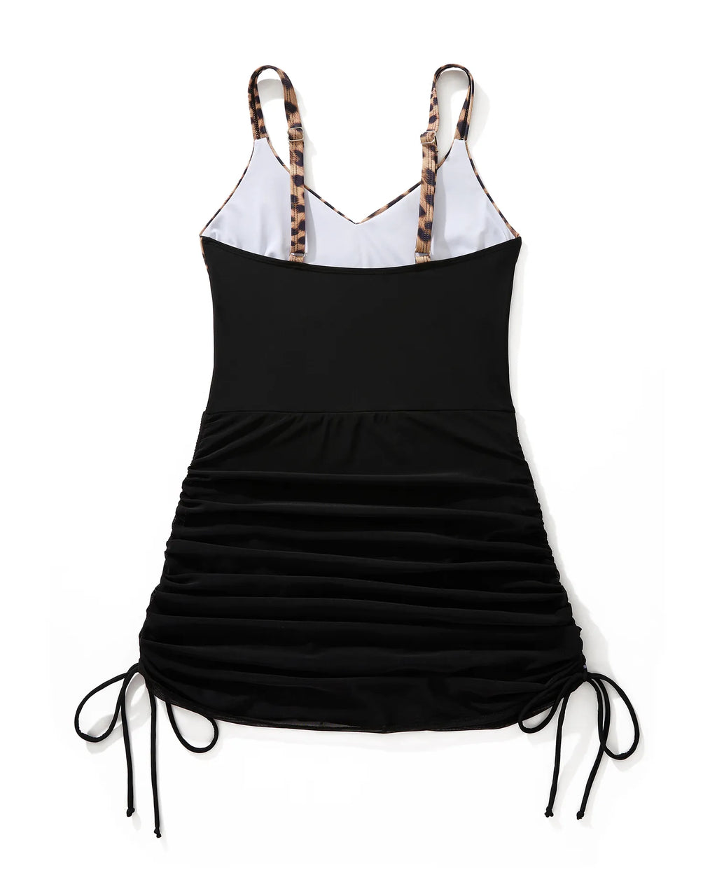 Mesh Crossover Dress Bathing Suit