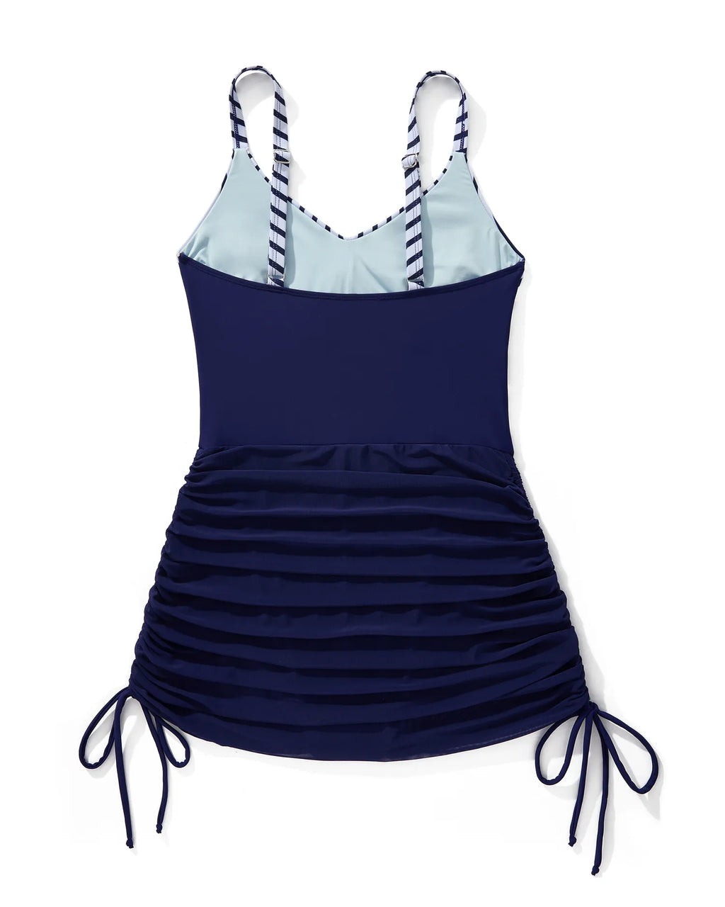 Mesh Crossover Dress Bathing Suit