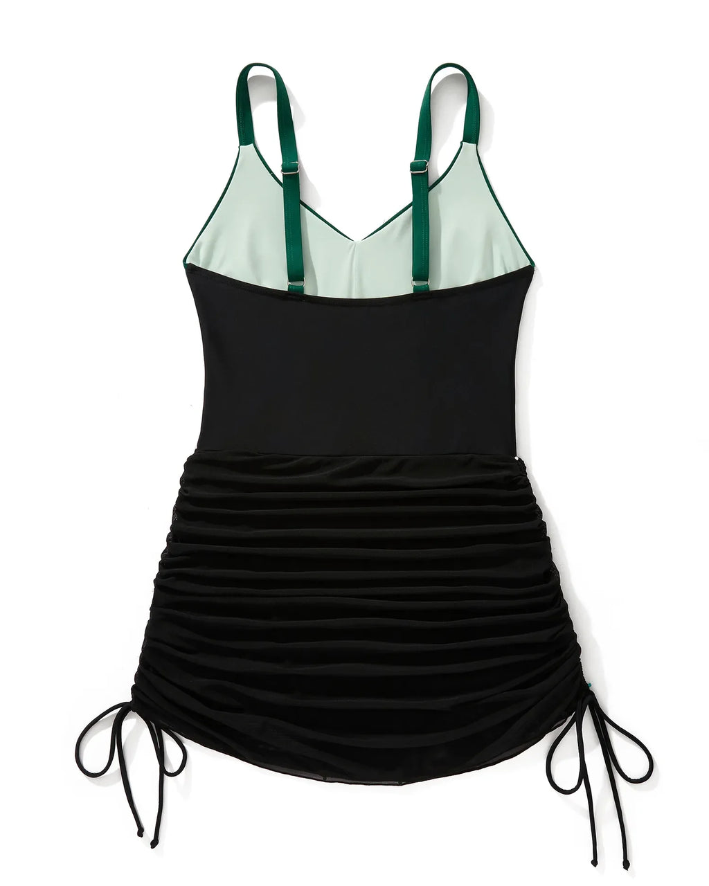 Mesh Crossover Dress Bathing Suit
