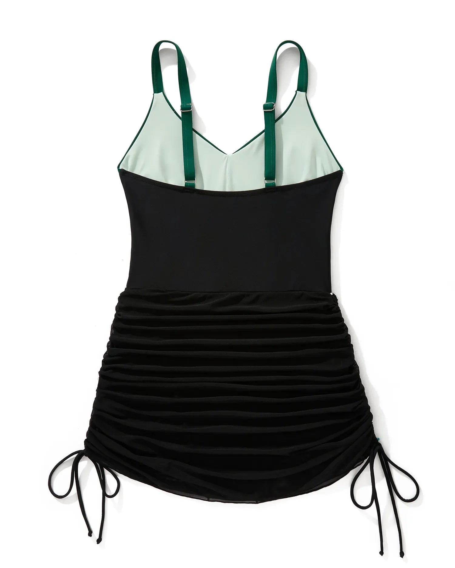Mesh Crossover Dress Bathing Suit