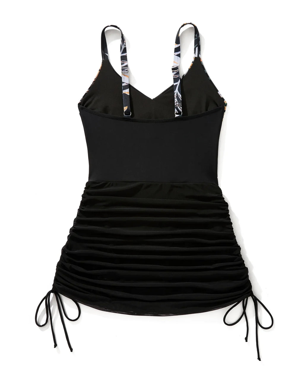 Mesh Crossover Dress Bathing Suit