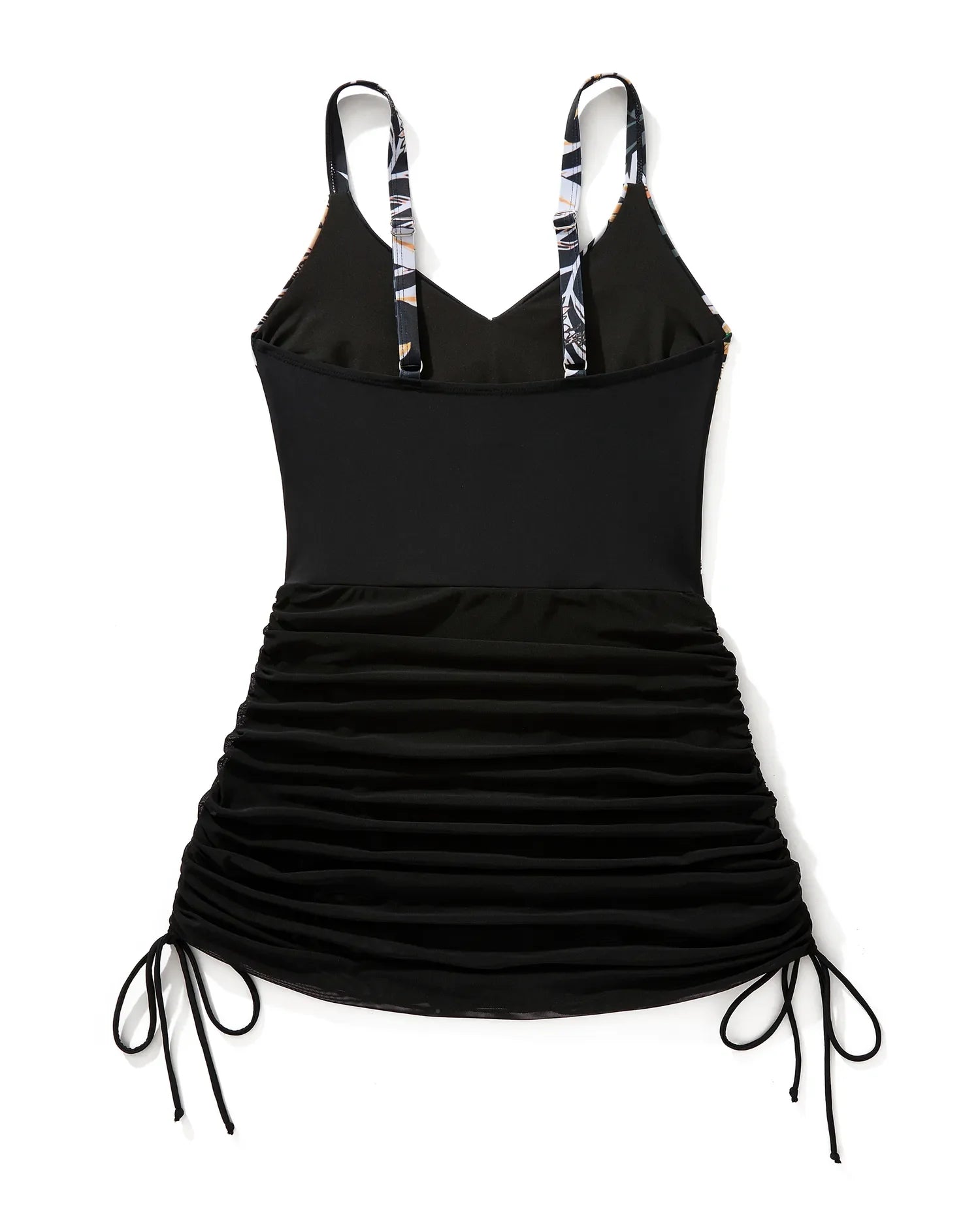 Mesh Crossover Dress Bathing Suit
