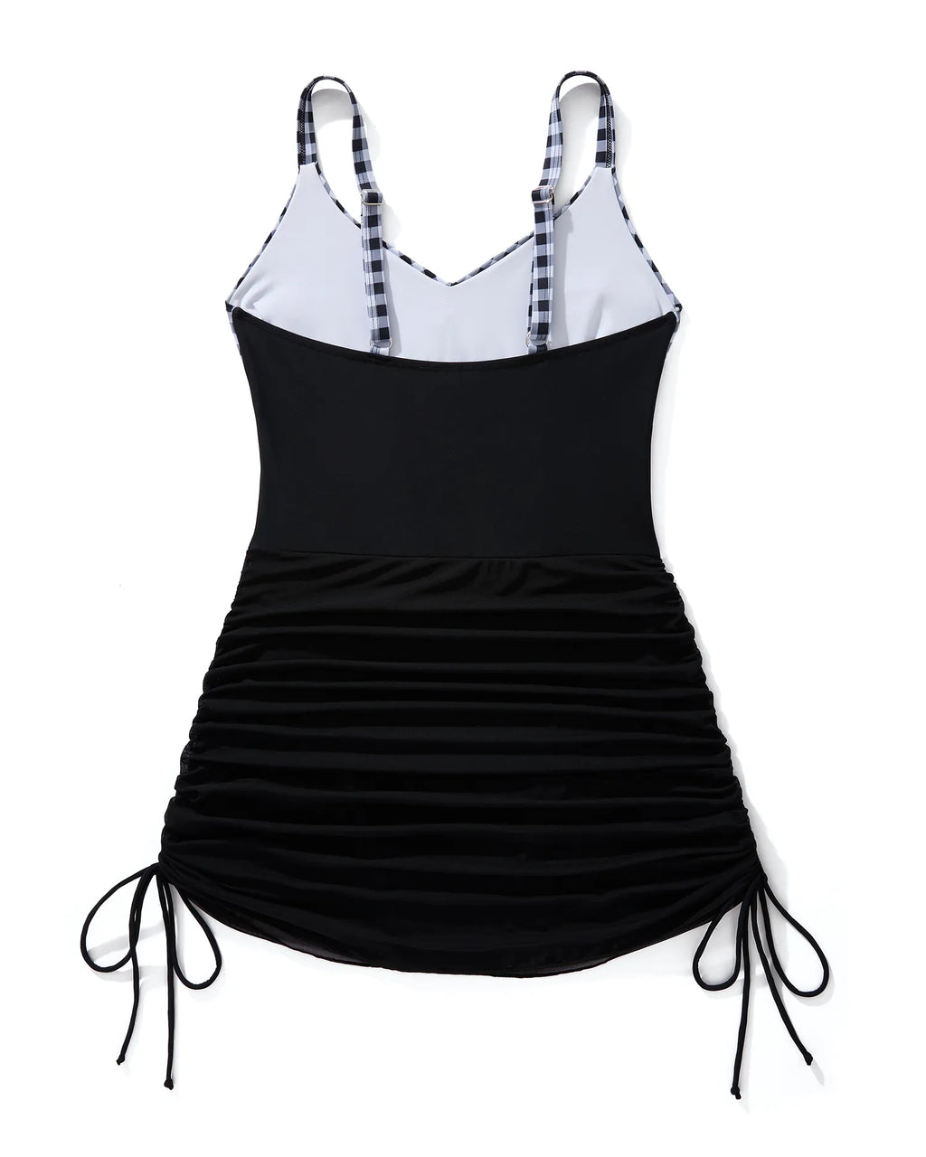 Mesh Crossover Dress Bathing Suit