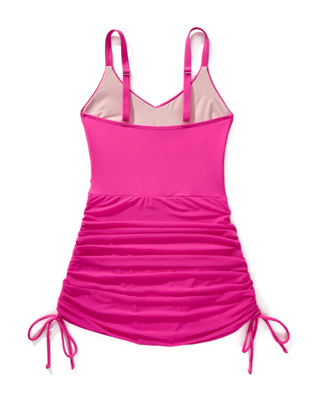 Mesh Crossover Dress Bathing Suit
