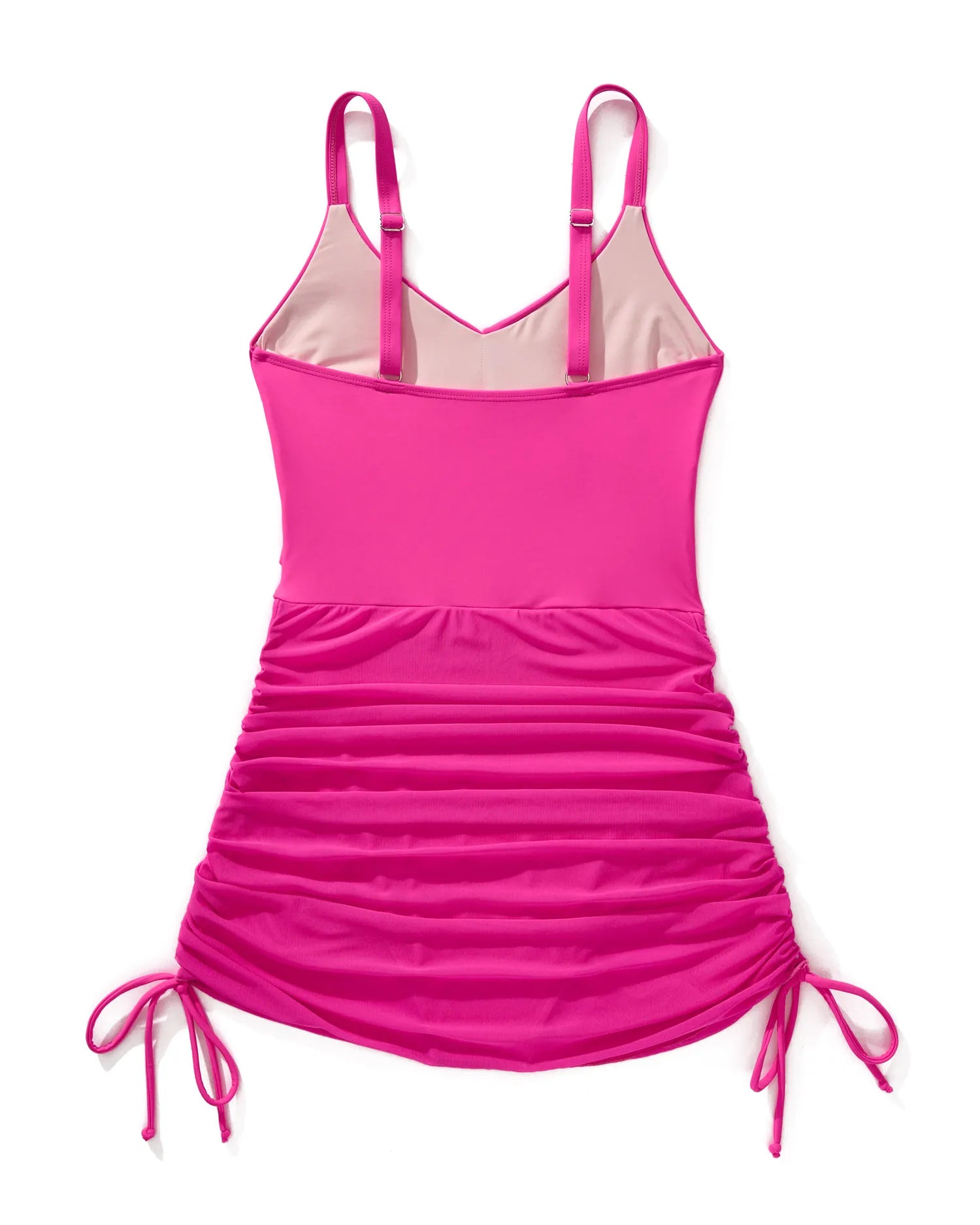 Mesh Crossover Dress Bathing Suit