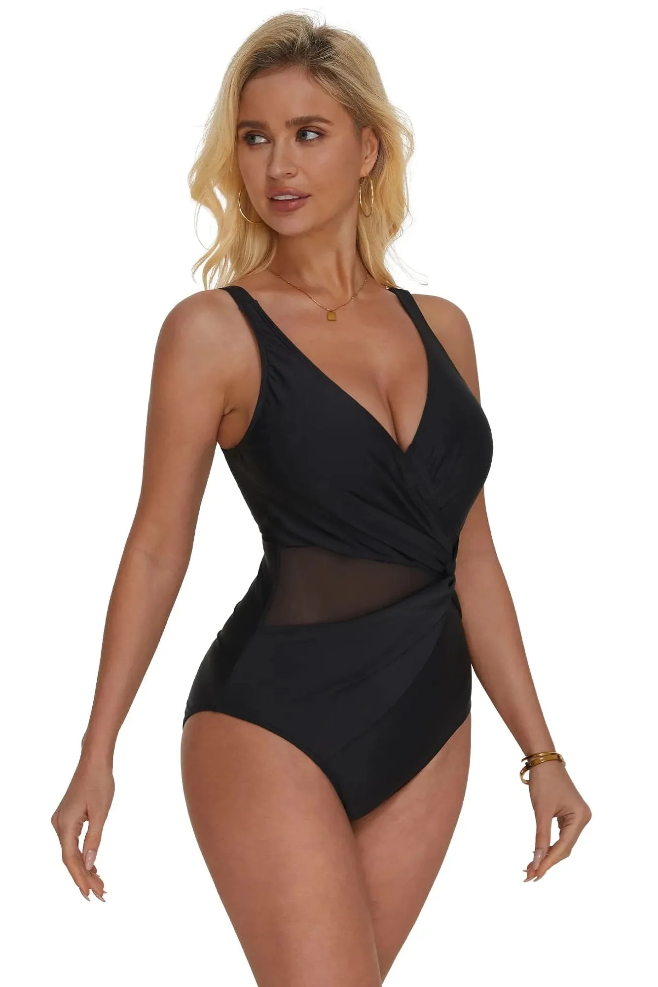 Mesh Push Up Bathing Suit