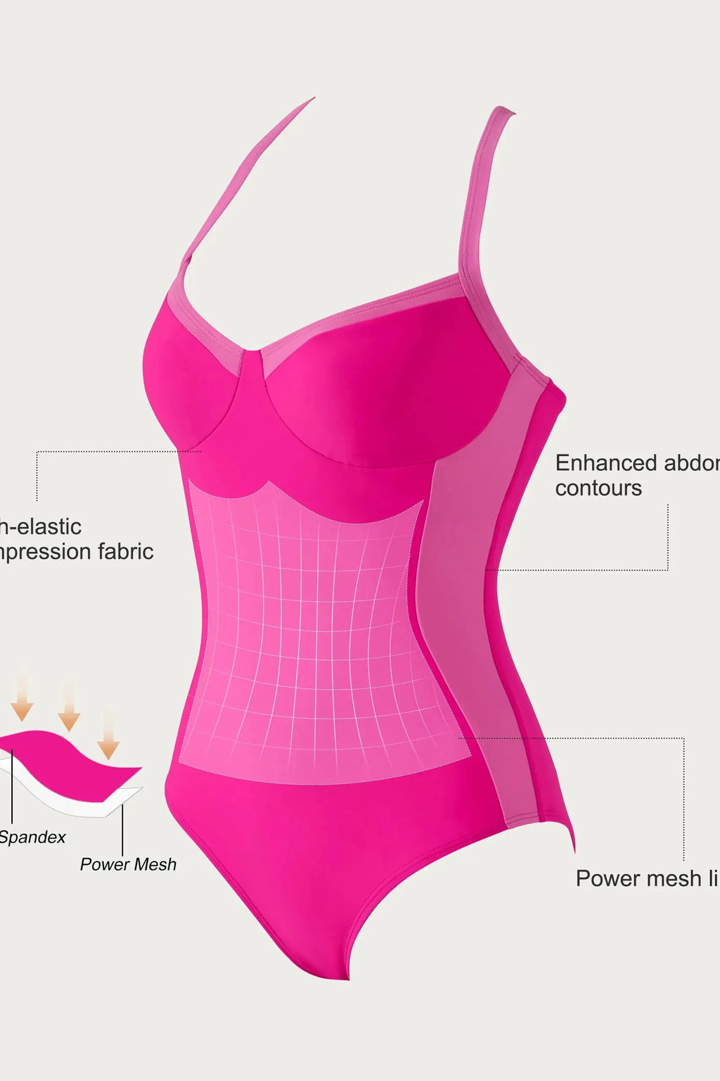 Crisscross Back Color Block Bathing Suit