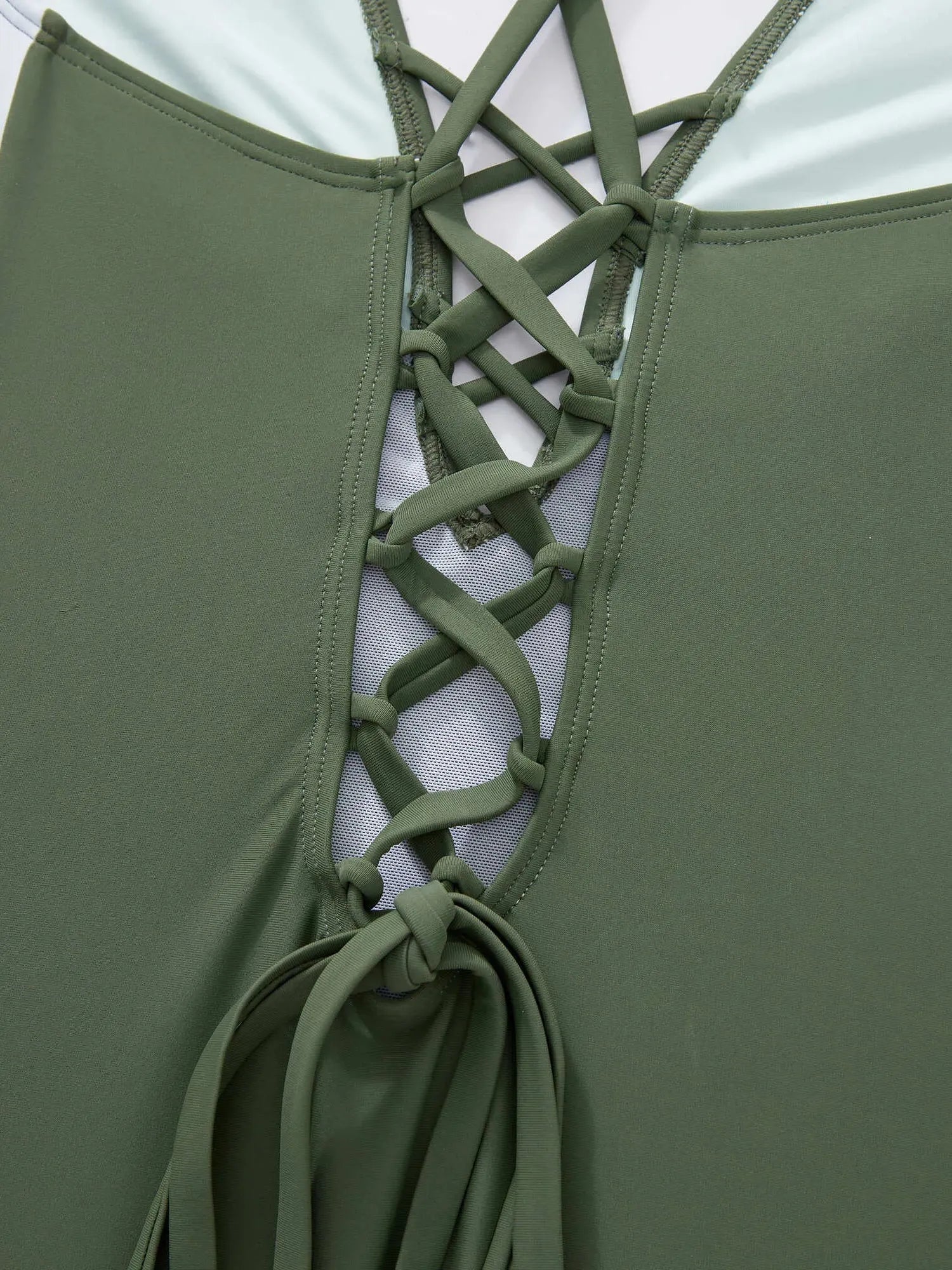 Crisscross Back & Front Bathing Suit