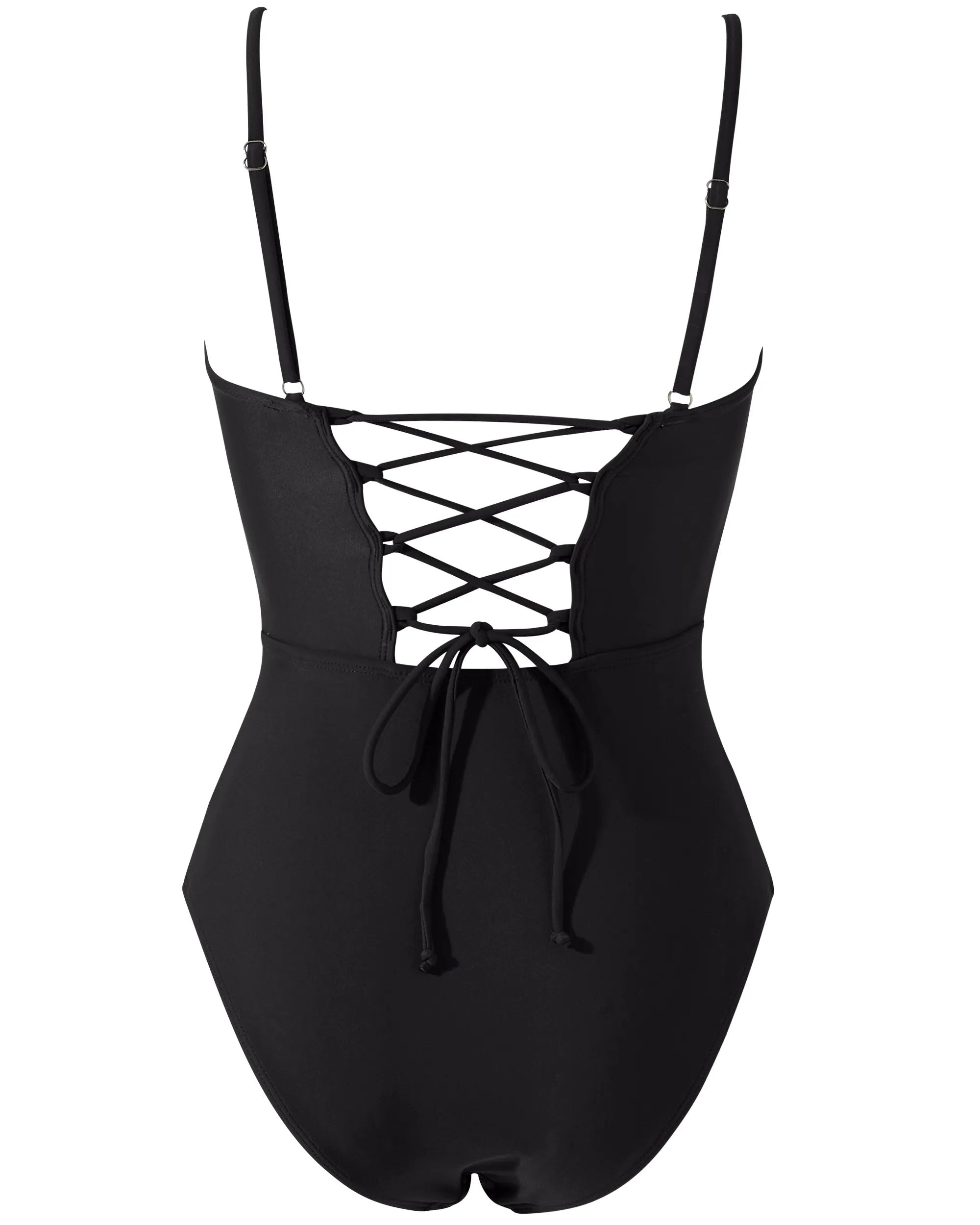 Crisscross Backless Bathing Suit