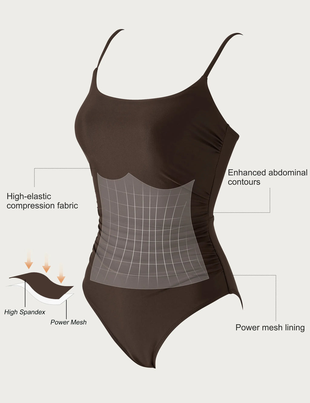 Crisscross Backless Bathing Suit