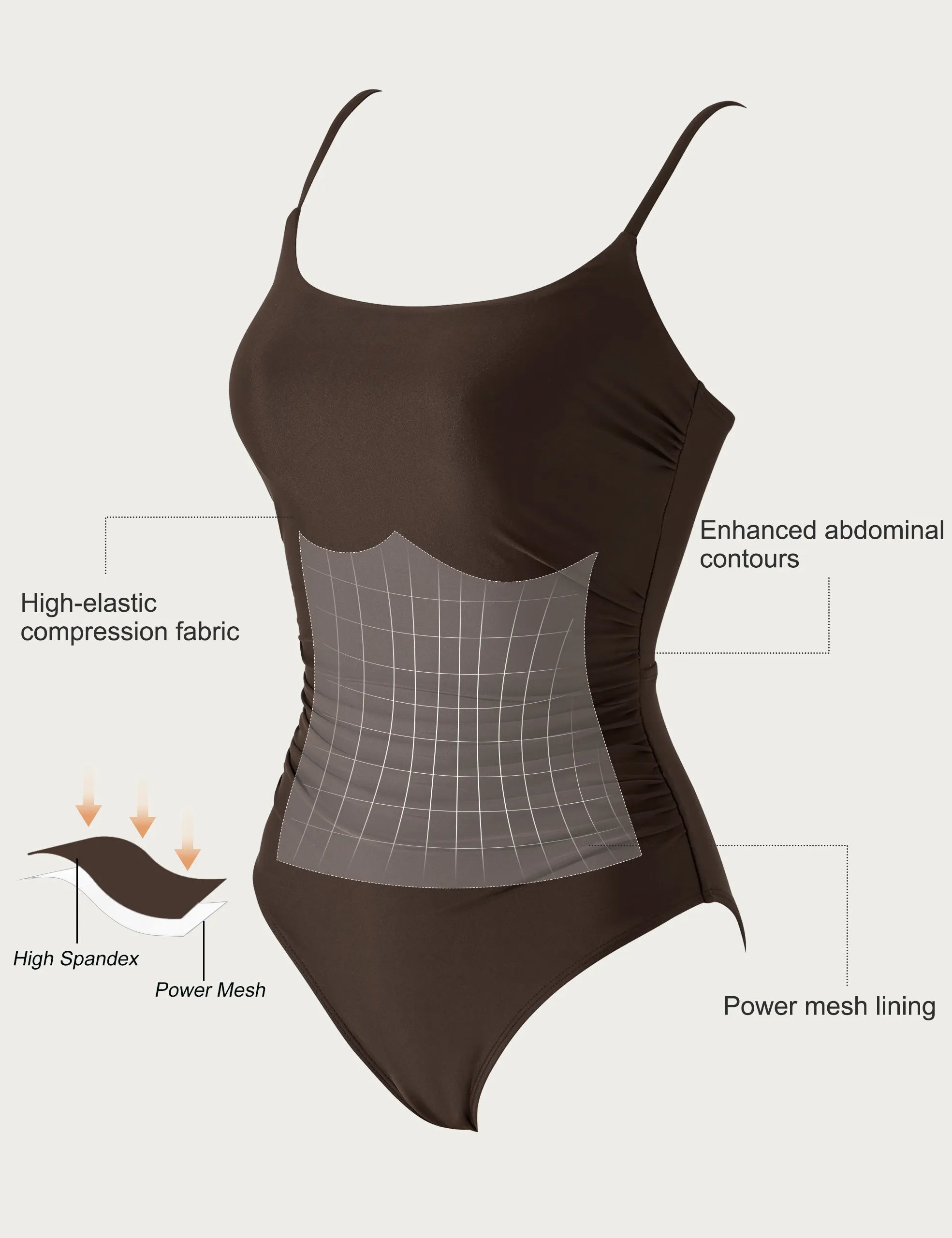 Crisscross Backless Bathing Suit