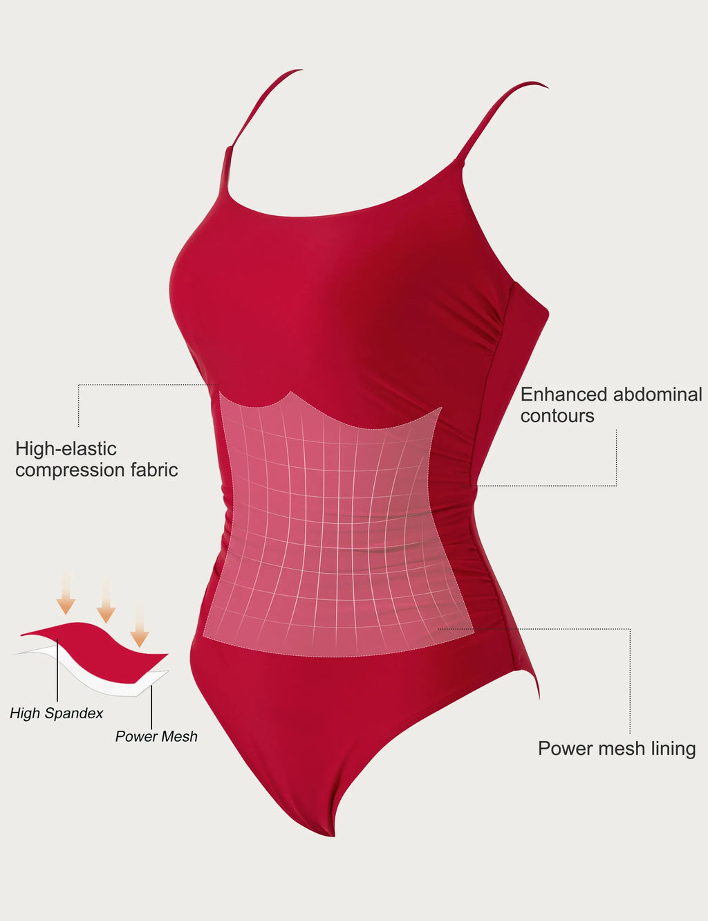 Crisscross Backless Bathing Suit