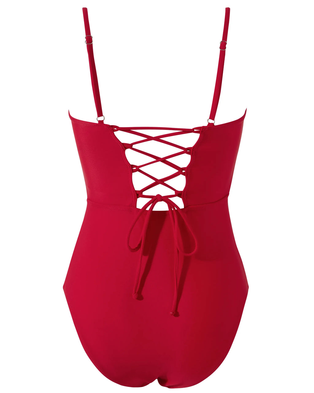Crisscross Backless Bathing Suit