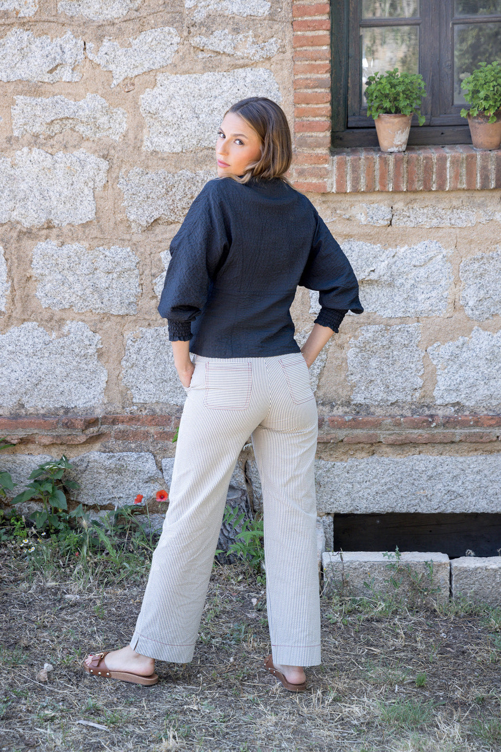 CHAQUETA MARIPOSA NEGRA