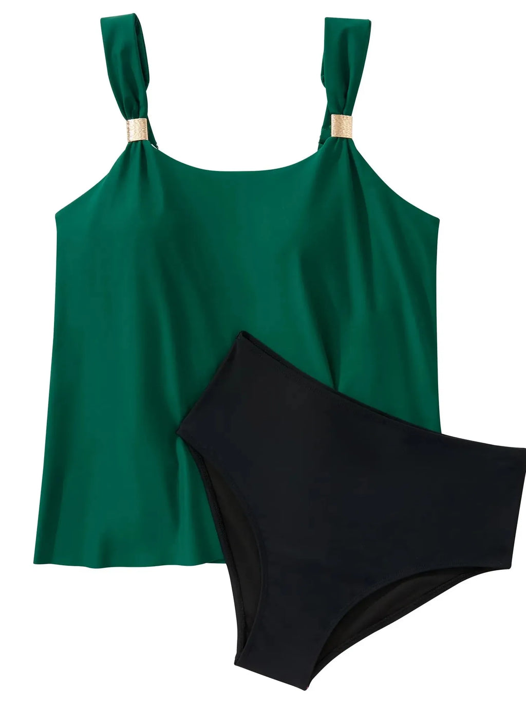 Ruffle High Waisted Tankini Swimsuit