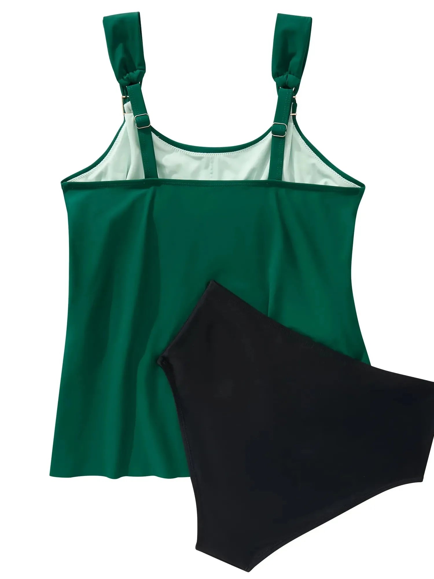 Ruffle High Waisted Tankini Swimsuit