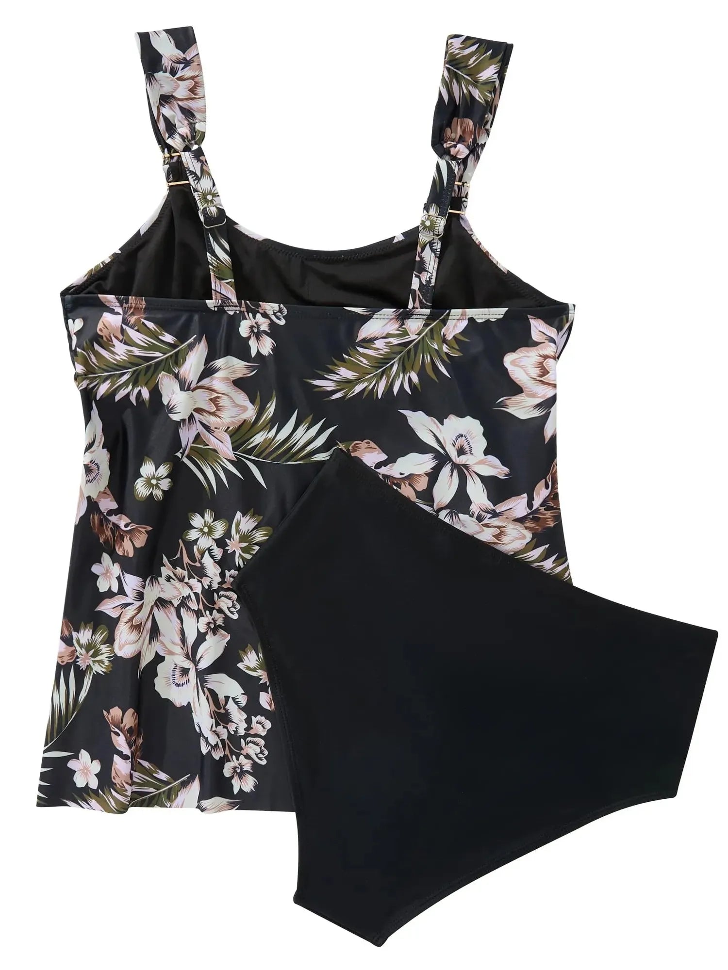 Ruffle High Waisted Tankini Swimsuit