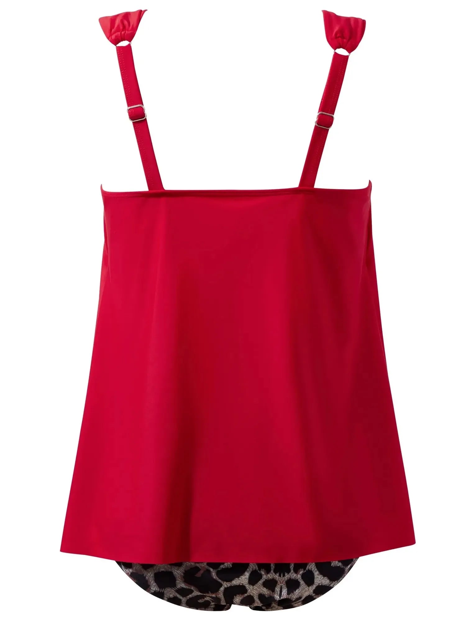 Ruffle High Waisted Tankini Swimsuit
