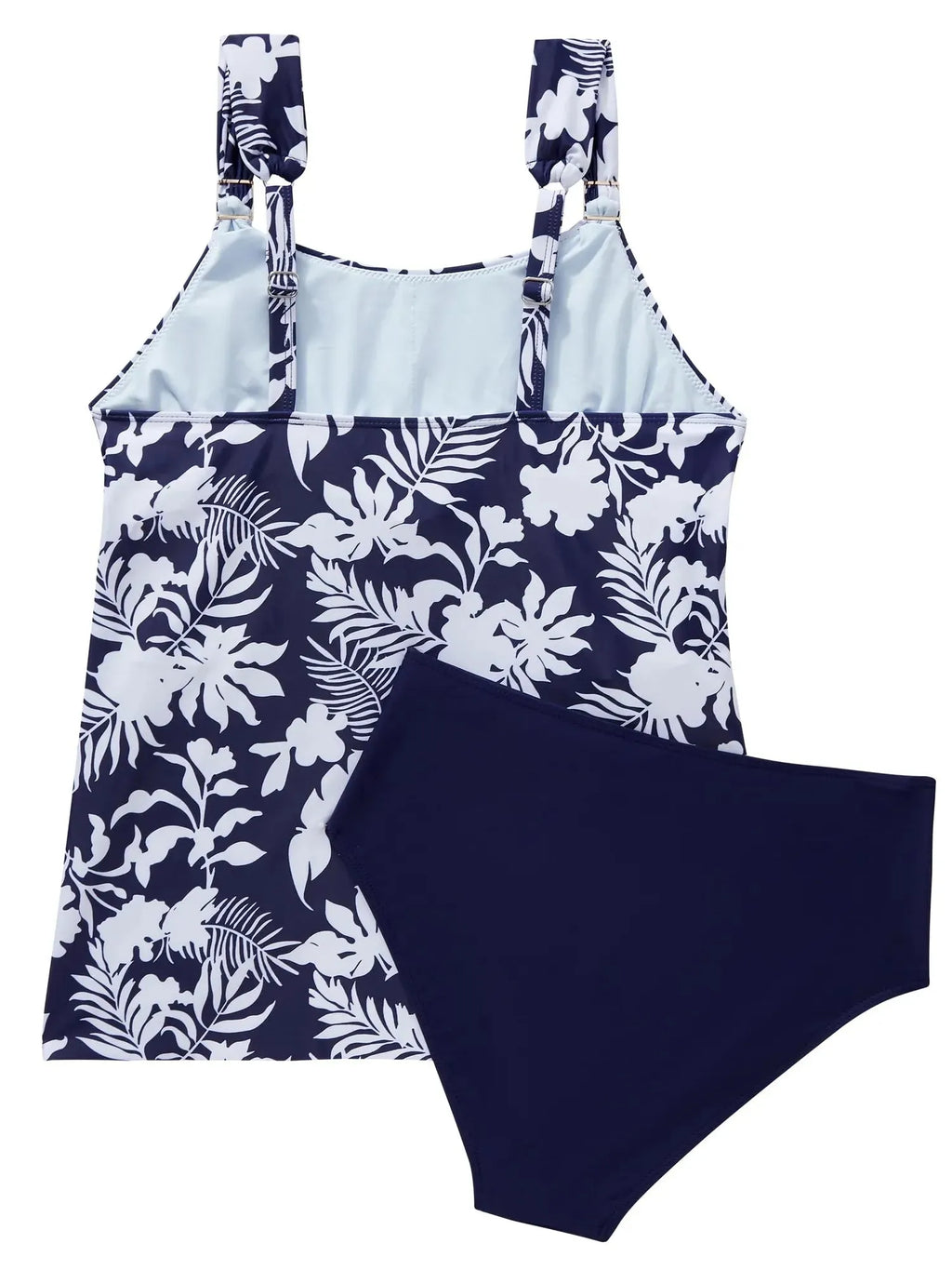Ruffle High Waisted Tankini Swimsuit