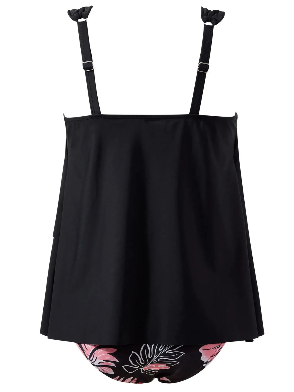 Ruffle High Waisted Tankini Swimsuit