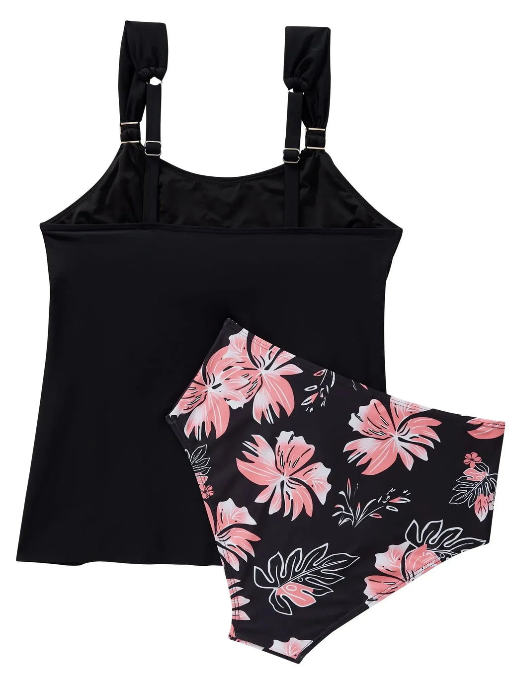 Ruffle High Waisted Tankini Swimsuit