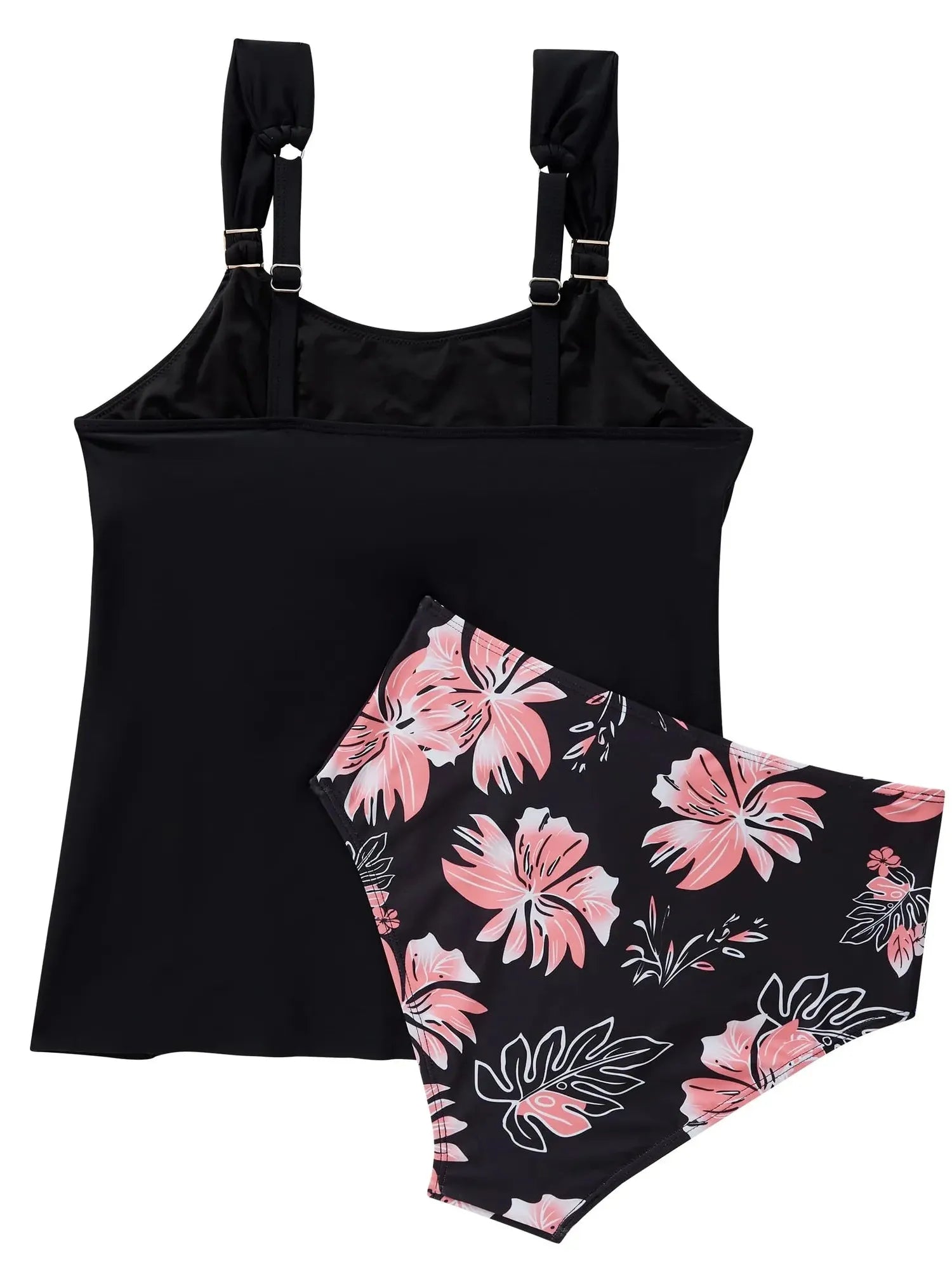 Ruffle High Waisted Tankini Swimsuit
