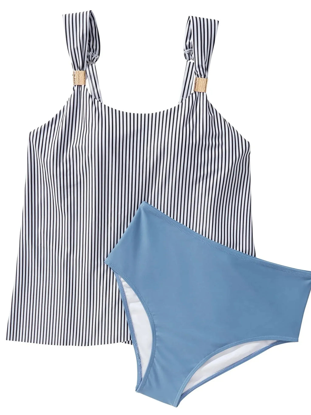 Ruffle High Waisted Tankini Swimsuit