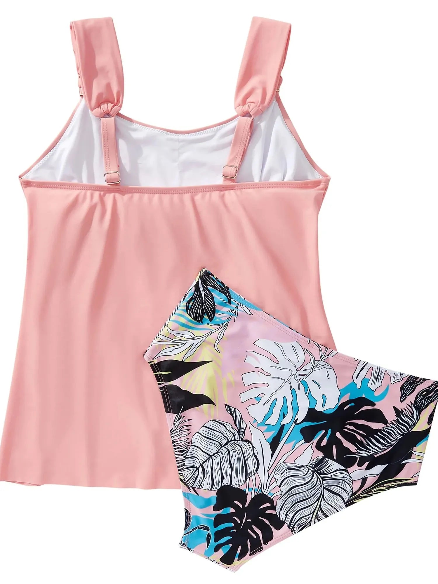 Ruffle High Waisted Tankini Swimsuit