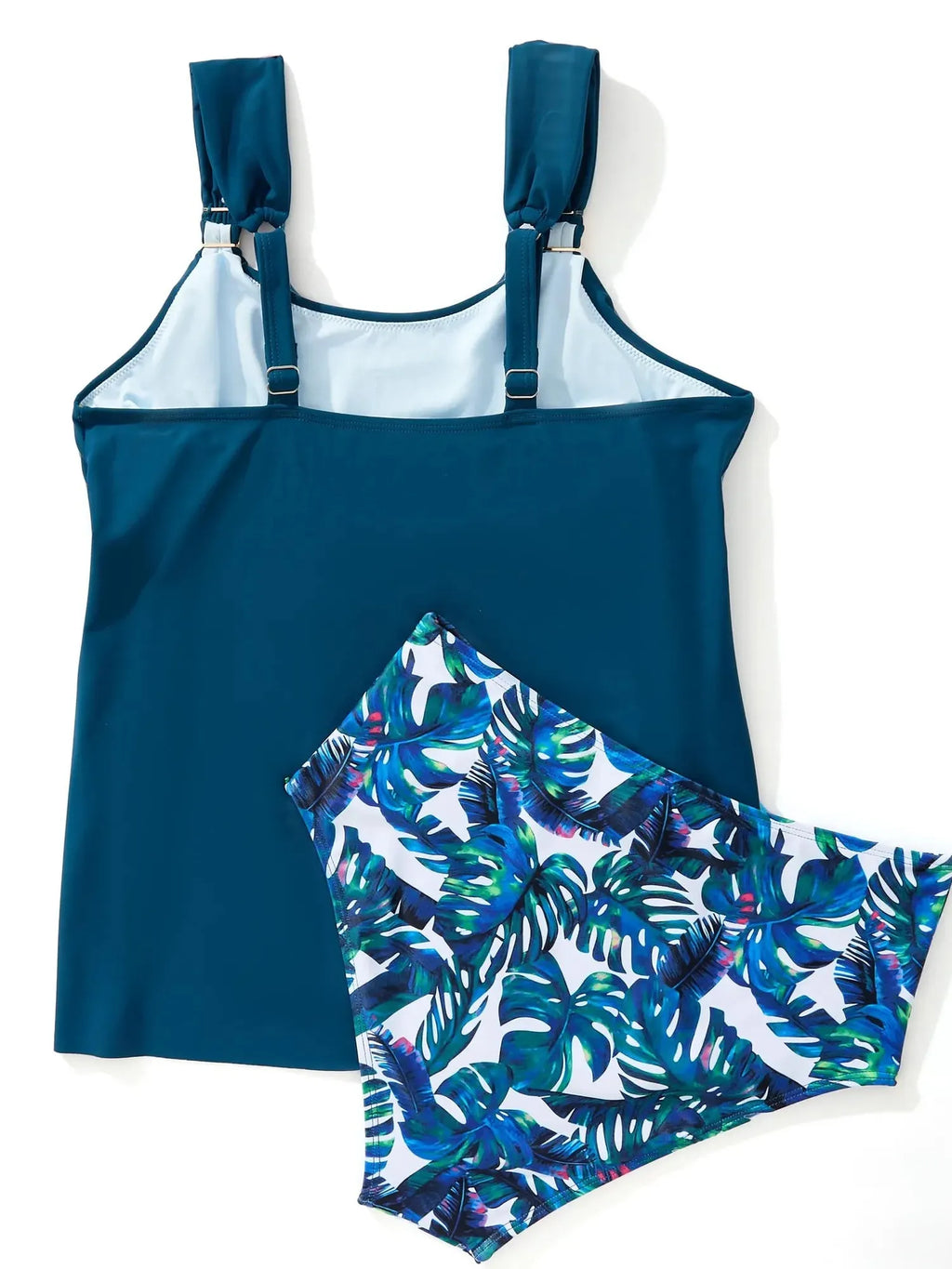 Ruffle High Waisted Tankini Swimsuit