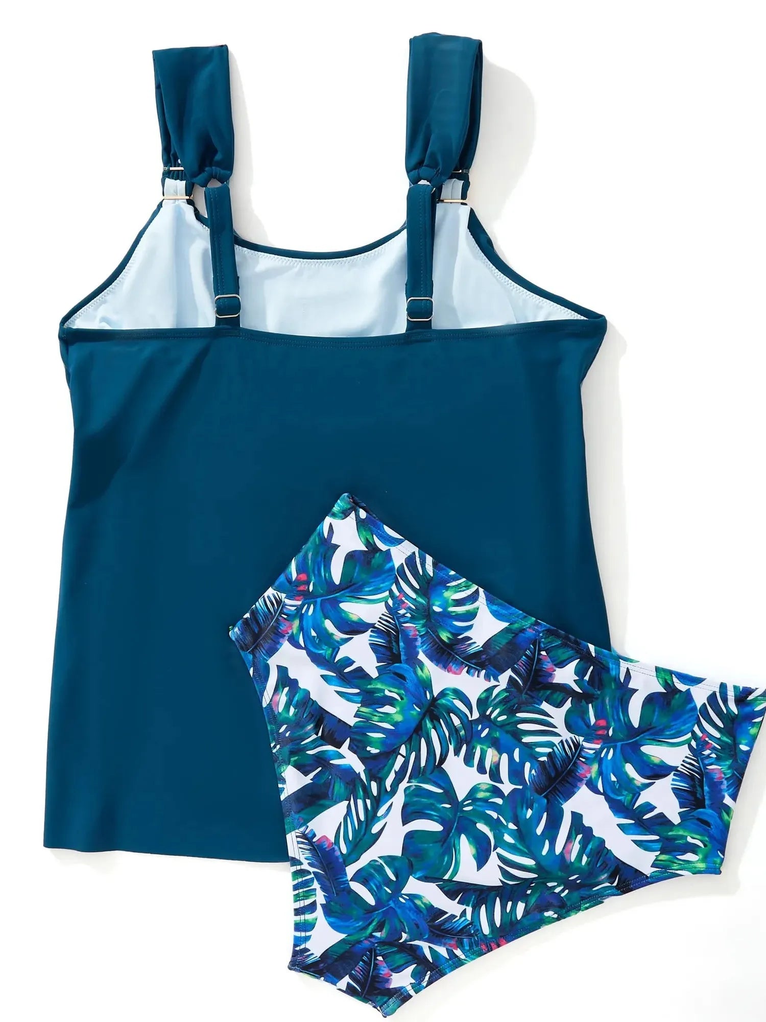 Ruffle High Waisted Tankini Swimsuit