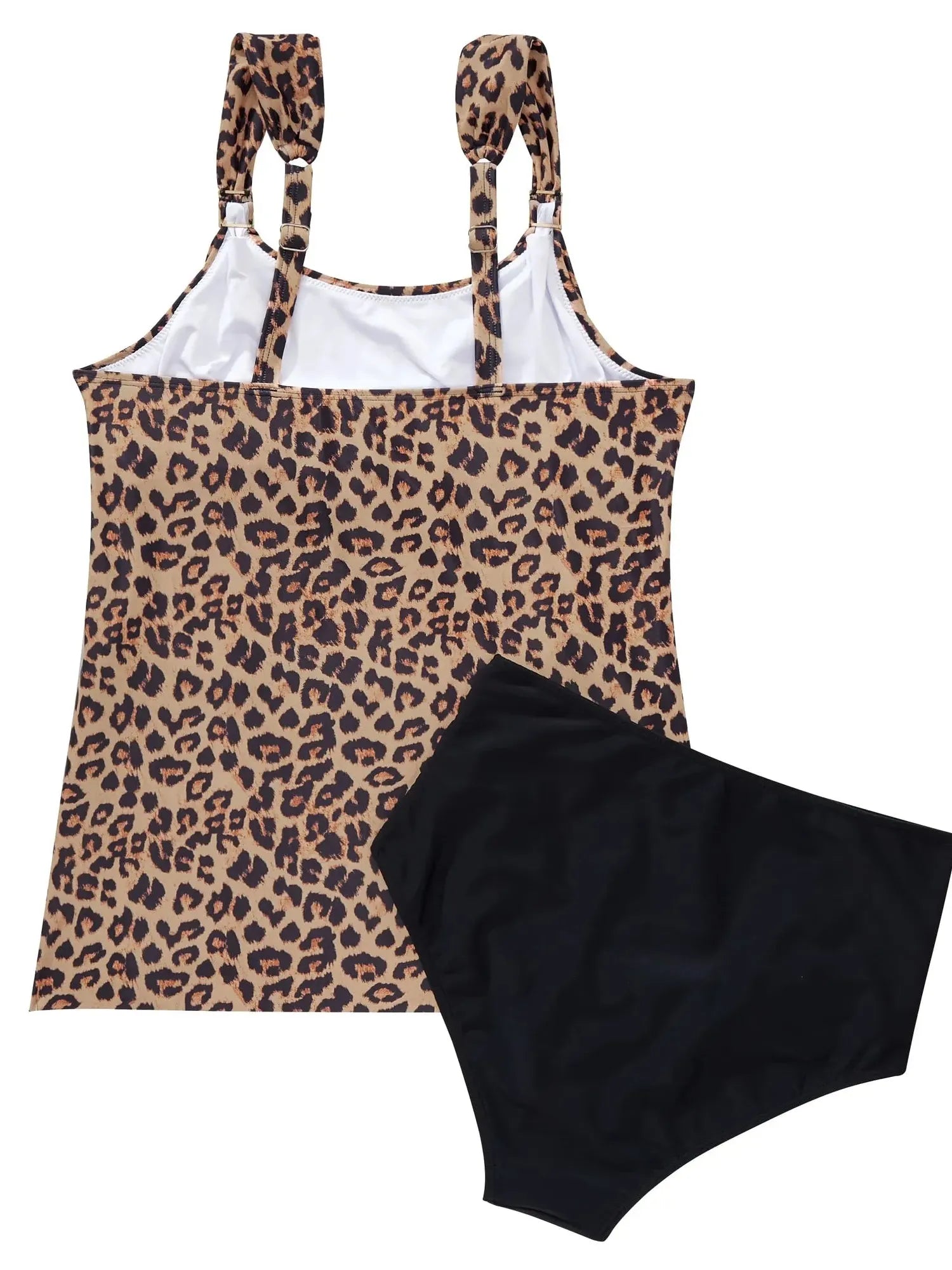 Ruffle High Waisted Tankini Swimsuit