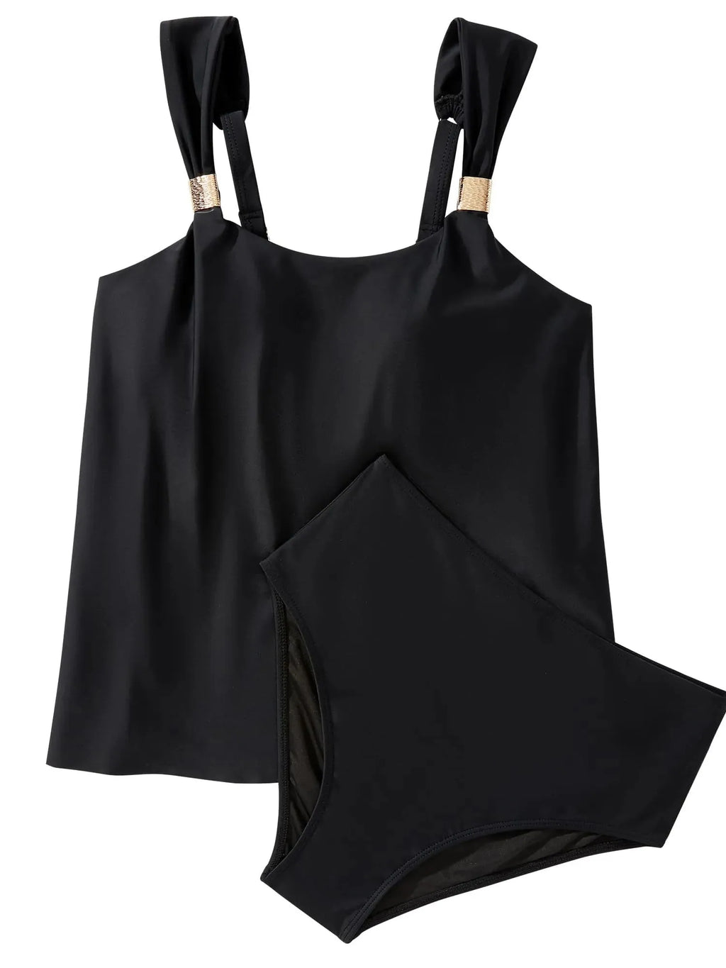 Ruffle High Waisted Tankini Swimsuit