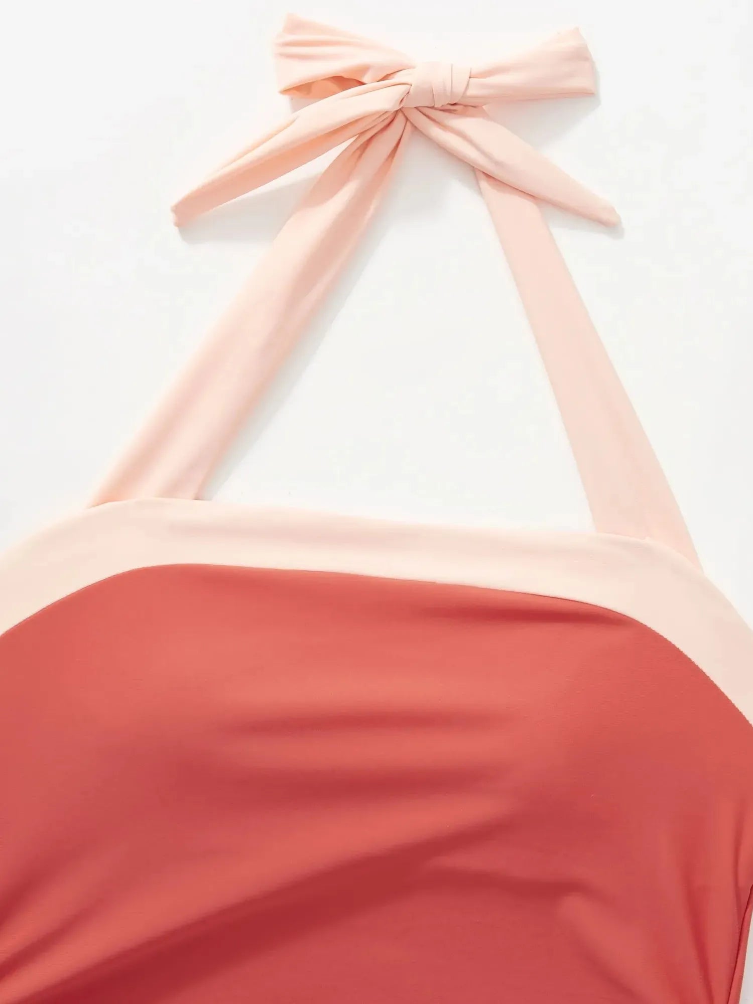 Tummy Control Backless Tankini Swimsuit
